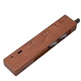 Fargo デザイン電源タップ PD30W USB TYPE-A TYPE-C 個別スイッチ付き (ダークウッド)2m