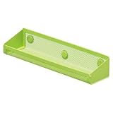 （まとめ） リヒトラブ マグネットポケット トレー 黄緑 A-7385-6 1個 〔×10セット〕