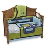 トランスポートKidsline Notneutralラウンド&ラウンド4ピースベビーベッドセット