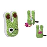 Silly U Take Along Friends(green) おしゃぶりホルダー(グリーン) 【シリーユー 布製玩具 ベビートイ ヒロ・コーポレーション】