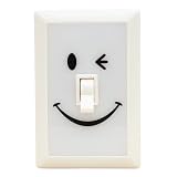 "時間概念" Smile LEDスイッチ夜間ライト – バニラ(ホワイト)