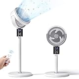 サーキュレーター dcモーター 360度首振り 【2024新設計 & AIスマート風量調整】 リビング扇風機 静音設計 卓上扇風機 上下左右