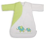 PurFlo Embroidered SleepSac 1.0 Tog (Elephant Kiwi, 0 - 3 Months) Baby Sleeping Bag by PurFlo [並行輸入品