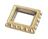 B & Pランプ7 / 8 " Sq。真鍮Seatingリング、Pol。& Lacq。