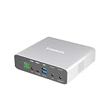 USB Cポータブル充電器、Krisdonia32000mAhラップトップパワーバンクPD100W外部バッテリー-1xUSB-C（入力60W出力100W）-2X DC（最大24V）-2X QC3.0 USB-Aラップトップ、プロジェクター、iPadProなど