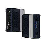 YCTipcミニPC Ryzen 7 3700U(4C/8T) 8GB DDR4 RAM 256GB NVMe SSD, Mini PC 最大4.0GHz WiFi5 / BT4.2 / 静音 小型PC HDMI*2/Type-C/DP 2画面4K 60Hz出力対応 (R7 3700U(8G+256G))