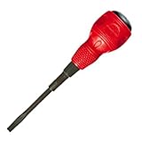 (まとめ)電工マイナスドライバー 【-6×5セット】 マグネット入り NO.250-6-100 マーベル