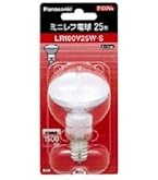 Amazon | パナソニック ミニレフ電球 ホワイト E17口金 50ミリ径 50形