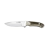 Cudeman 290 C ナイフ 440 鋼ブレード シエラと鹿の角ハンドル + 多目的ギフト カードと 11 cm の。
