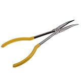 Fenteer 精密　ノーズプライヤ　ロング　ステンレス　リーチノーズ　超長　ストレート　ハンドツール　全5種選択 - 25度