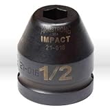 Armstrong 21-042D 3/4-Inch Drive 6 Point 1-5/16-Inch Impact Socket by Armstrong