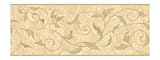 York Wallcoverings Europa Ii Vineスクロール接着剤付きBorder 5 YARD BOLT PA5570B 1