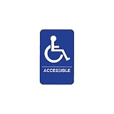 テーブルクラフト( 695632 ) "アクセスできる"点字サイン