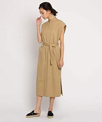 Amazon Co Jp ドレステリア Dressterior Auralee オーラリー ウォッシュドキャバリーツイル ワンピース 01 S ライトベージュ 051 服 ファッション小物