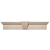 Buildersエッジ060010633023 33 5 / 8 " x 6 "フラットパネルウィンドウヘッダー023、ウィッカー