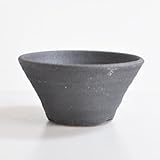 信楽焼 いぶしすり鉢小 山野草鉢 4号 幅 11.5m × 高さ6 cm