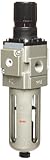 SMC AW20-N02-Z Filter/Regulator, Polycarbonate Bowl, 5 Micron, Manual Drain, Relieving Type, 7.25 - 