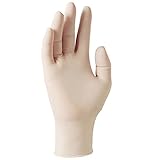 Kimberly-Clark 57110 PFE Latex Gloves, Exam, Powder Free, 9-1/2 Length, X-Small, Natural (Case of 10