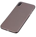 Plus Nao(プラスナオ) iPhoneXカバー iPhoneXケース iphone8 iPhone8plus iPhone10 シェル ケース カバー 半透明 apple アップル アイフォ 12ProMax グレー