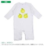 BabyChips ゆずリズム(名入れ長袖ベビーロンパース) 70 ホワイト