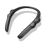 ネックスピーカー 【まるで無重力！超軽量78g】 Bluetooth 5.4 スピーカー ブルートゥース ワイヤレススピーカー テレビ用 高齢者 手元スピーカー 日本語音声案内 首掛け 耳元 肩掛け ウェアラブル マイク付き 2台同時接続 ハンズフリー通話/テレビ/ゲーミング/家事/テレワーク 防水IPX4 Skybest 送信機付属しません(ブラック)