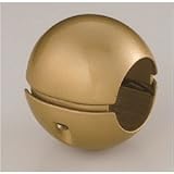 【10個セット】階段手すり滑り止め 『どこでもグリップ』ボール形 亜鉛合金 直径38mm AG シロクマ 日本製