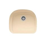 Franke PRK11021BT Prestige 21-Inch Single Bowl Undermount Fireclay Kitchen Sink, Biscuit [並行輸入品]