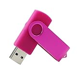 4GB 回転式USB 2.0フラッシュドライブUSBフラッシュドライブPendrive Memorias USBメモリスティックUSBドライブUSBフラッシュディスク親指ドライブUディスク・ペンドライブUSBスティック (ピンク)