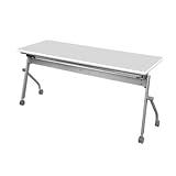 平行スタックテーブル／幕板無　W1500×D600×H700　GD-512NWネオホワイト