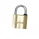 30mm Silverline Brass Padlock