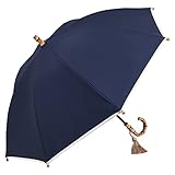 Refume レフューム パイピング 日傘 長傘 完全遮光 遮光率100% 軽量 晴雨兼用 ブラック ネイビー ベージュ 黒 REFU-00