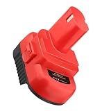バッテリーアダプター 18V リチウムイオンバッテリーから 12V/14.4V ニッケル水素/ニッカドバッテリーへの変換 (マキタ用バッテリー用)