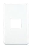 東芝ライテック WIDEi PLATAコンセントプレート 1個用 シルバー WDG5411 SS