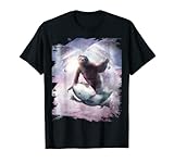 スペースナマケモノ乗馬アクソロット Tシャツ