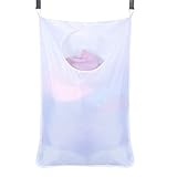 dsaren Hanging Laundry Hamper防水再利用可能なをドアのオーガナイザーストレージバッグHanging withフリーフックのバスルーム、保育園、ベッドルーム、クローゼット ホ