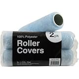 MERIT PRO 00495 100% Polyester Roller Covers (2 Pack), 9 x 3/8" [並行輸入品]
