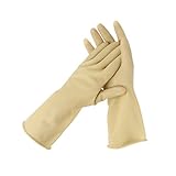 B Blesiya ニトリルゴム手袋　工業用手袋　耐油性　耐摩耗性　全4サイズ　全2色 - S, ベージュ