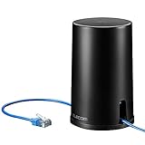 エレコム ケーブルボックス LANケーブル 収納シリンダー ブラック EKC-CLD001BK