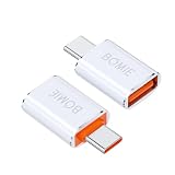 BOMIE USB Type-C 変換アダプタ 2個セット 10Gbps 高速データ転送 3A 急速充電 USB 3.2 Gen2 (メス) to USB C (オス) 変換アダプタ OTG対応 アルミ製外装 Ma c Book Pro/Air Phone 17/16/15 シリーズ Pad Pro D-ell XPS スマートフォン、タブレット、ノートパソコンなどType-C機器対応