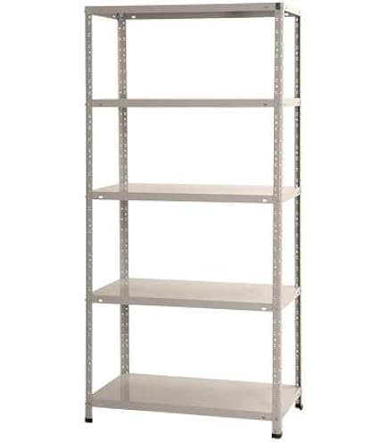 力量-3 幅150×奥行45×高さ180cm 5段 グレー 150kg/段 Amazon｜スチールラックのキタジマ 力量-3 幅150×奥行45×高さ180cm 5段