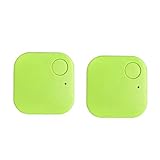 Xcaptain スマートトラッカー キーファインダー 落し物防止bluetooth タグ なくしもの防止探し物発見器 ブルートゥース探知機 追跡キーホルダー アプリ探す Key finder 追跡 二セット (グリーン)