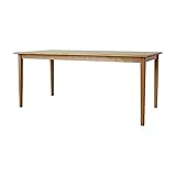 ISSEIKI ダイニングテーブル 幅165×80㎝ 6人用 ナチュラル チェアなし 木製 大型開梱設置便 【ER-01-2】