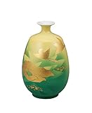 マルヨネ 九谷焼 花器 7号花瓶・金箔彩花鳥 K4-1334