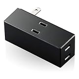 エレコム コンセント サイドタップ 3個口 ブラック T-TR04-2300BK