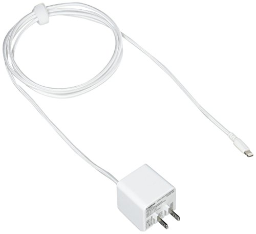 ロジテック 充電器 ACアダプター 【iPhone&iPad&android対応 APPLE認証品】 ライトニングケーブル一体型 USB×1ポート 1.5m 2.4A出力 CUBE型 高耐久設計 ホワイト LPA-ACLAW158SWHの表紙