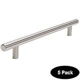 5 pack 192mm(7-1/2inch) Hole Centers Stainless Steel Kitchen Cabinet Door Handles and Pulls Cabinet 