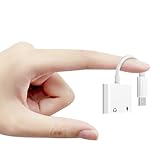 ノーブランド品 USBTypeCtoイヤホン変換アダプタ急速充電Hi-Fi音質タイプC2in1イヤホン充電アダプタータイプC, ホワイト
