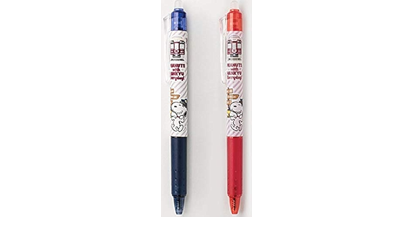 Amazon スヌーピー 阪急電車 限定 コラボ フリクション ボールペン 0 5mm 黒 赤 セット ピーナッツ ウッドストック パイロット 消える フリクションボール 阪急電鉄 ジェルインクボールペン 文房具 オフィス用品
