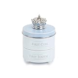 Demdaco Baby First Tooth & Curl Keepsake Box Blue [並行輸入品]