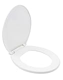 LDR Industries 抗菌プラスチックトイレシート 円形トイレ用 ホワイト 050 1020WT-A
